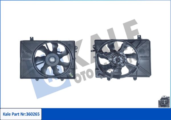 KALE OTO RADYATÖR Fan, motor soğutması 1232831213