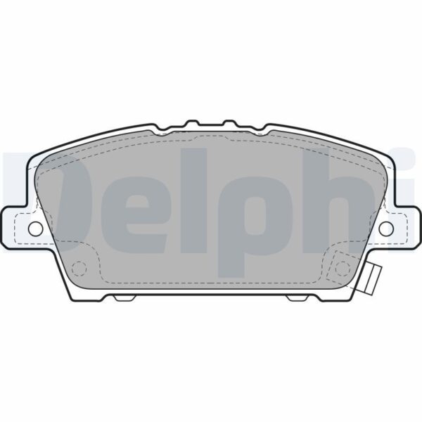 DELPHI Fren balata seti, diskli fren 39722393