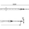 BOSCH Tel halat, el freni 2450621 - Görsel 5