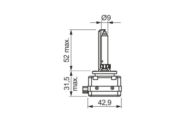 BOSCH Ampul, uzun huzme far 206789799 - Görsel 5