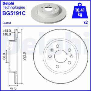 DELPHI Fren diski 1310540298